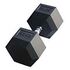 GLADIATORFIT Hex Rubber Dumbbell, 50kg