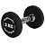 GLADIATORFIT Rubber Dumbbell, 2 kg
