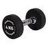 GLADIATORFIT Rubber Dumbbell, 4kg