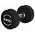 GLADIATORFIT Rubber Dumbbell, 10 kg