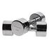 GLADIATORFIT Chrome Dumbbells, 2x6kg