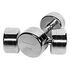 GLADIATORFIT Chrome Dumbbells, 2x9kg