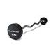 GLADIATORFIT Rubber SZ Curl Barbell, 10 kg