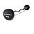 GLADIATORFIT Rubber SZ Curl Barbell, 20 kg