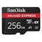 SANDISK microSD Express Card, 256GB (SDSQXFN-256G-GN4NN)