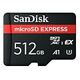 SANDISK microSD Express Card, 512GB (SDSQXFN-512G-GN4NN)