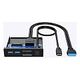 GRAUGEAR Multi Frontblende mit USB Hub und Kartenleser (G-MP01CR)