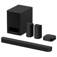 SONY Bravia Theatre System 6 HT-S60 5.1-Kanal Dolby Atmos Soundbar mit Wireless Subwoofer + Rücklautsprecher Set