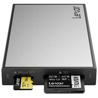 LEXAR WF710 Professional Workflow SD / microSD UHS-II Card Reader (LPWF710N-4ANGL)