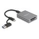 DELOCK USB Typ-C Card Reader für SD und CFexpress Typ B Speicherkarten (91011)