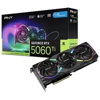 PNY GeForce RTX 5060 Ti Epic-X RGB Overclocked Triple Fan, GeForce RTX 5060 Ti, 8.0GB GDDR7, PCI-Express (VCG5060T8TFXXPB1-O)