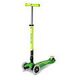 MICRO MOBILITY Scooter Maxi Micro Deluxe Foldable NEON LED, Parrot Green (MMD229)