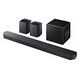 SAMSUNG HW-Q930F (2025), 9.1.4-Kanal Dolby Atmos Soundbar mit Wireless Subwoofer + Rücklautsprecher Set, Schwarz
