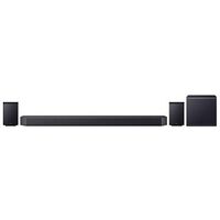 SAMSUNG HW-Q990F (2024), 11.1.4-Kanal Dolby Atmos Soundbar mit Wireless Subwoofer + Rücklautsprecher Set, Schwarz