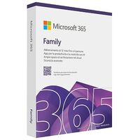 MICROSOFT 365 Family, PKC, 6 User, 1 Year Subscription, Windows / Mac / Android, Italian (EP2-32373)