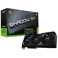 MSI RTX 5070 Ti 16G SHADOW 3X OC, GeForce RTX 5070 Ti, 16 GB GDDR7, PCI-Express (V531-085R)