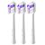 LAIFEN Wave Brush Heads Ultra-Whitening, 3 Pack, White