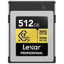 LEXAR Professional Gold Series CFexpress 4.0 Type B, 512 GB (LCXEXP4512G-RNENG)