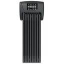 ABUS Faltschloss Bordo Combo 6000C/120 + SH Halter, Schwarz