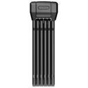 ABUS Faltschloss Bordo 6200K/90 + SH Halter, Schwarz