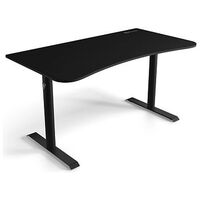 AROZZI Arena Gaming Desk - Medium, Pure Black