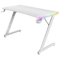 TRUST GXT 709W Luminus RGB-Gaming-Tisch, Weiss (25328)