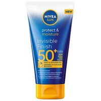 NIVEA Protect & Moisture Invisible Finish LSF 50 Sonnencreme 150 ml