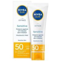 NIVEA UV Face Sensitive LSF 50 Sonnencreme 50 ml
