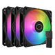 COOLER MASTER SickleFlow Edge 120 ARGB, 120mm, Black, Pack of 3 (MFX-B2DN-253P2-R2)