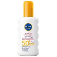 NIVEA Sensitive Immediately LSF 50 Gesicht Sonnen Spray 200 ml