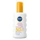 NIVEA Sensitive Immediately SPF 50 Face Sun Spray 200 ml