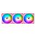 THERMALTAKE CT120 EX ARGB Sync Reverse, Pink, 120mm, Pack of 3 (CL-F225-PL12PK-A)