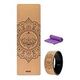 KOOR Yogamatte Kork Set inkl. Yogatuch + 2 x Yogablock