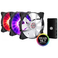 COOLER MASTER MasterFan Pro 140 Air Flow RGB, 140 mm, Pack of 3 (MFY-F4DC-083PC-R1)