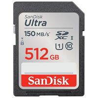 SANDISK Ultra SDXC Card, Class 10, 512GB (SDSDUNC-512G-GN6IN)