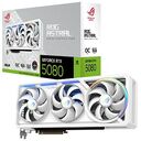 ASUS ROG-ASTRAL-RTX5080-O16G-WHITE ROG Astral White OC, GeForce RTX 5080, 16 GB GDDR7, PCI-Express (90YV0LV4-M0NA00)