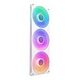 NZXT F Series F420 RGB Core Single-Frame Fan Unit, 420mm, Matte White (RF-U42HF-W1)