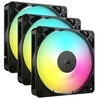 CORSAIR RS Series RS120 Reverse ARGB, Black, 120mm, Pack of 3 (CO-9050196-WW)