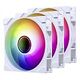 PHANTEKS M25G2-140 D-RGB Reverse, 140 mm, 3er Pack, Weiss