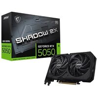 MSI RTX 5050 SHADOW 2X OC 8G, GeForce RTX 5050, 8.0 GB GDDR6, PCI-Express