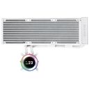 LIAN LI HydroShift II LCD-C 360N Fanless, White (GHS2LCD36W)