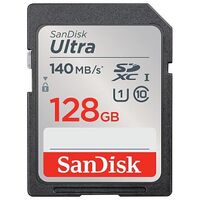 SANDISK Ultra R140 SDXC, UHS-I, U1, Class 10, 128 GB (SDSDUNB-128G-GN6IN)