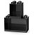 LEGO Brick Shelf Set, Black (41171733)