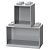 LEGO Brick Shelf Set, Grey (41171740)