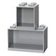 LEGO Brick Shelf Set, Grey (41171740)