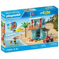 PLAYMOBIL Rettungsturm mit Beach Buggy (71903)