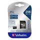 VERBATIM Pro microSDXC Card, UHS-I U3, 256 GB (47045)