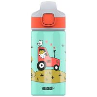 SIGG Water Bottle Miracle Kids Alu - Vehicles, 0.4 L, Tractor Farm