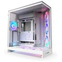 NZXT H9 Flow RGB+ Window (2025), White (CM-H92FW-P1)