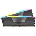 CORSAIR Vengeance RGB Kit, DDR5-6400, AMD optimiert, 32 GB, CL30, Schwarz (CMH32GX5M2B6400Z30)